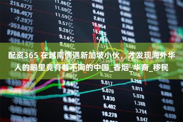 配资365 在越南偶遇新加坡小伙，才发现海外华人的眼里竟有着不同的中国_香烟_华裔_移民